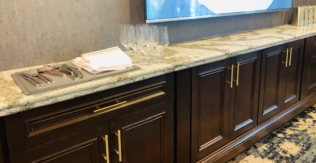Jazzboline cabinetry and countertops by Solid Surfaces